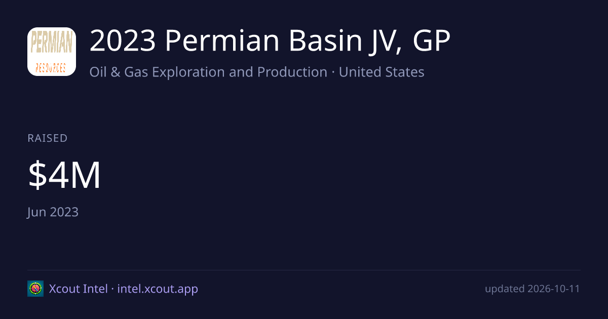 2023 Permian Basin JV, GP — share card preview