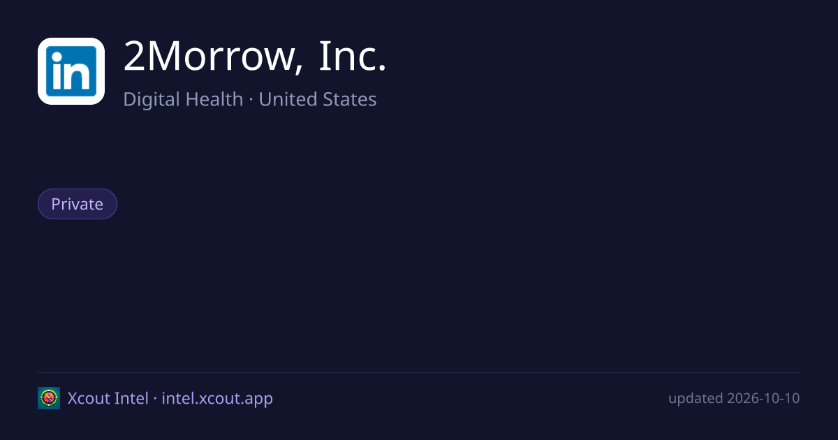 2Morrow, Inc. — share card preview