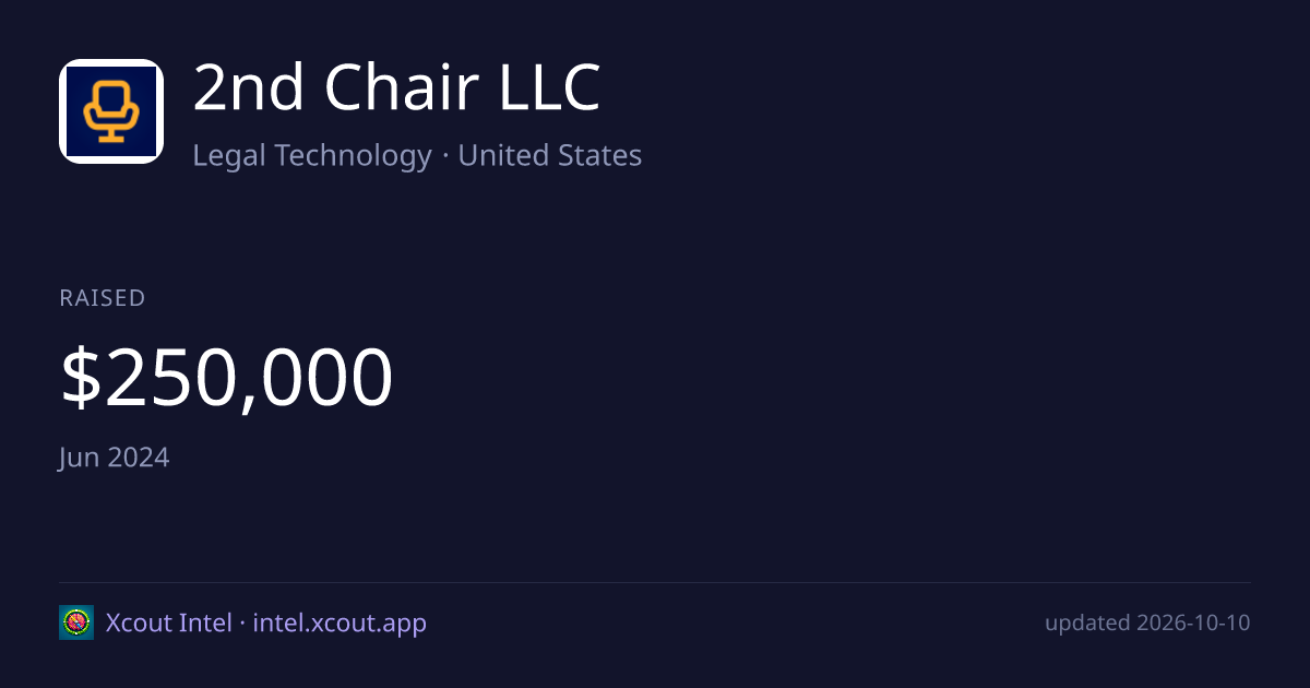 2nd Chair LLC — share card preview