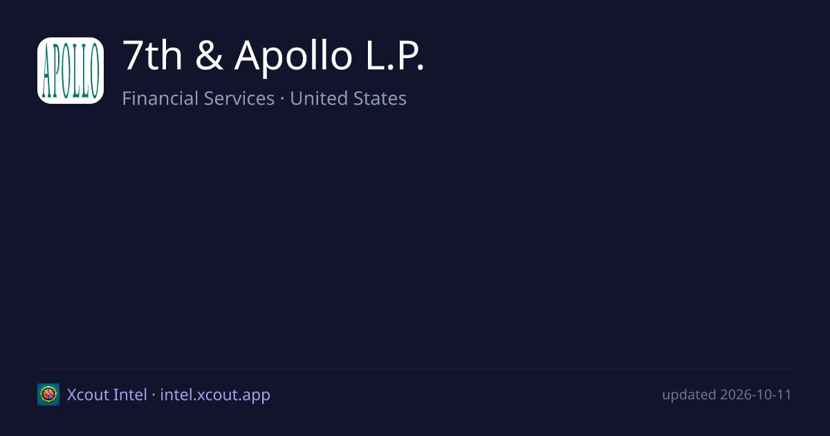 7th & Apollo L.P. — share card preview