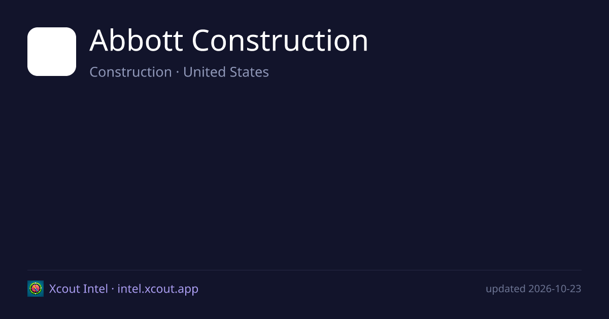 Abbott Construction — share card preview