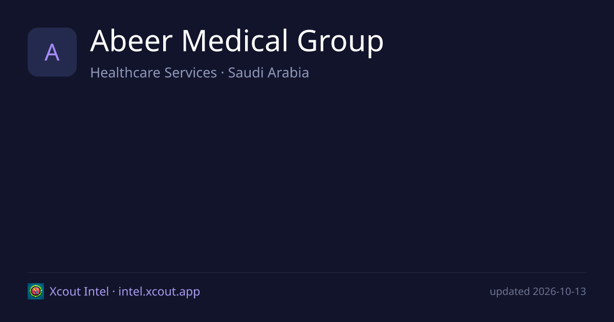 Abeer Medical Group — share card preview
