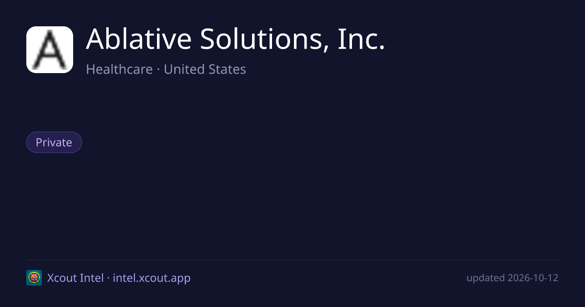 Ablative Solutions, Inc. — share card preview