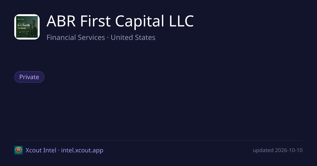 ABR First Capital LLC — share card preview
