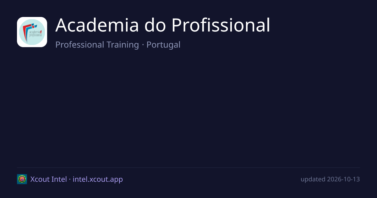 Academia do Profissional — share card preview