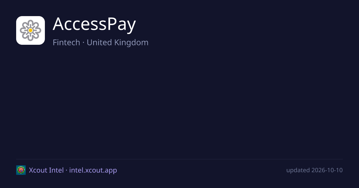 AccessPay — share card preview