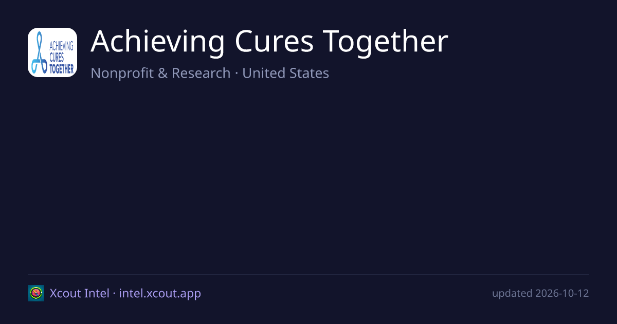 Achieving Cures Together — share card preview