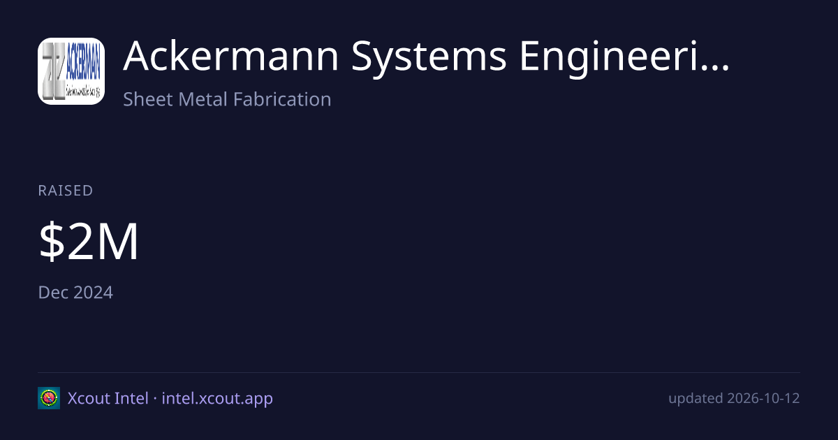 Ackermann Systems Engineering Ltd — share card preview