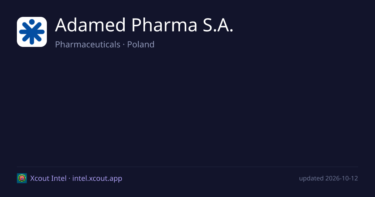Adamed Pharma S.A. — share card preview