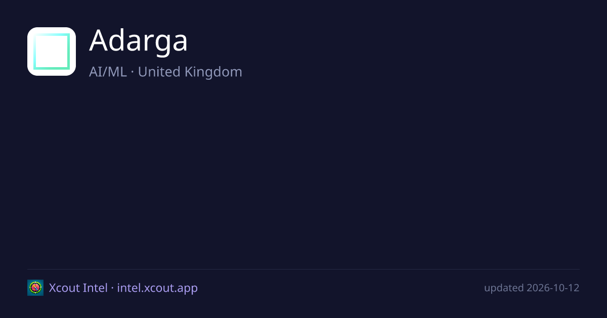 Adarga — share card preview
