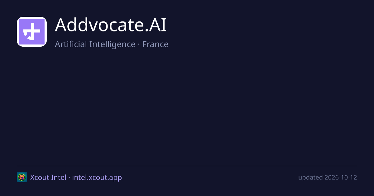 Addvocate.AI — share card preview