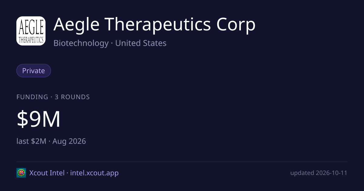 Aegle Therapeutics Corp — share card preview