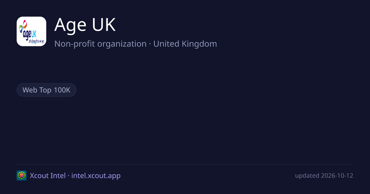 Age UK — share card preview