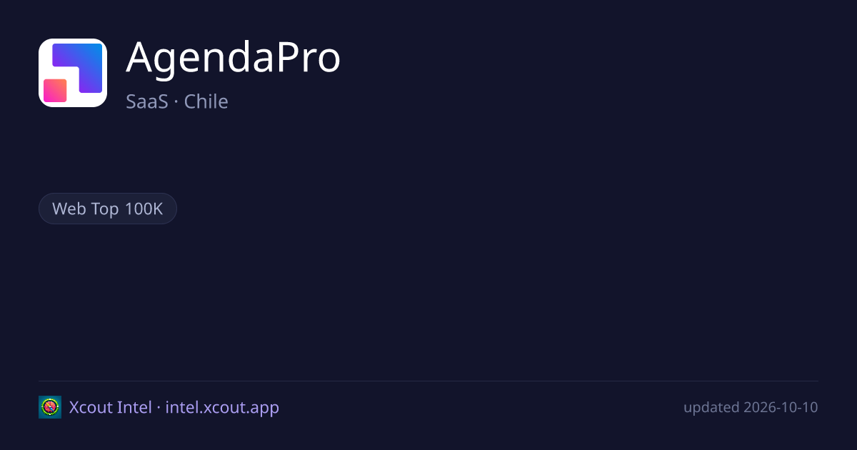 AgendaPro — share card preview