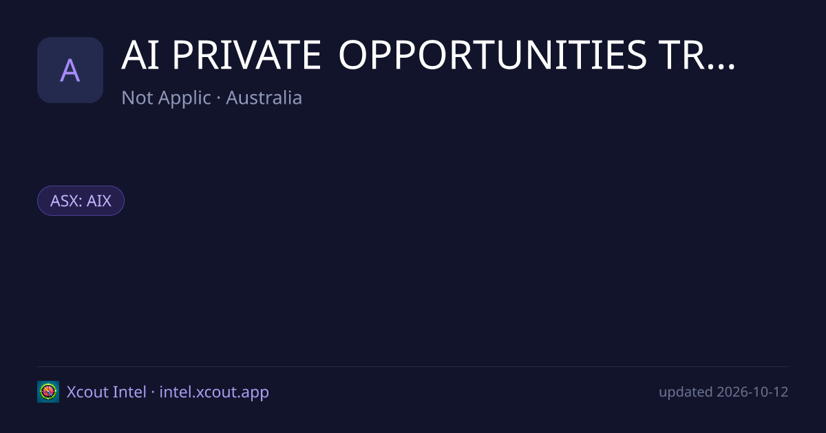 AI PRIVATE OPPORTUNITIES TRUST — share card preview
