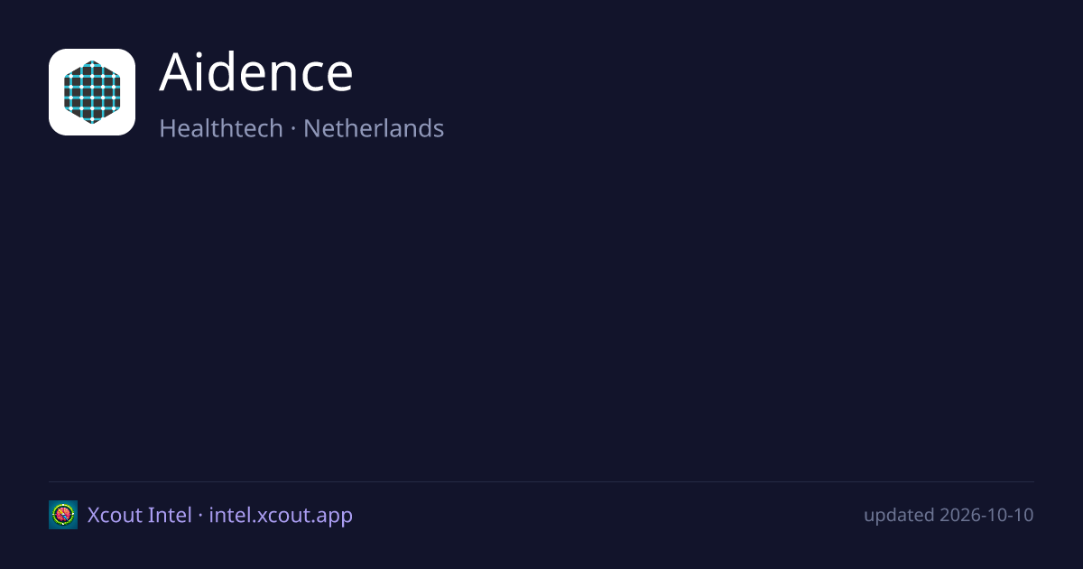 Aidence — share card preview