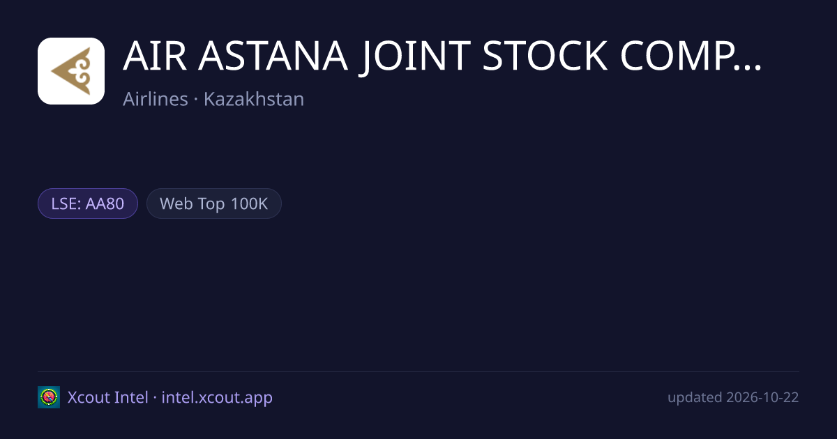 AIR ASTANA JOINT STOCK COMPANY — share card preview