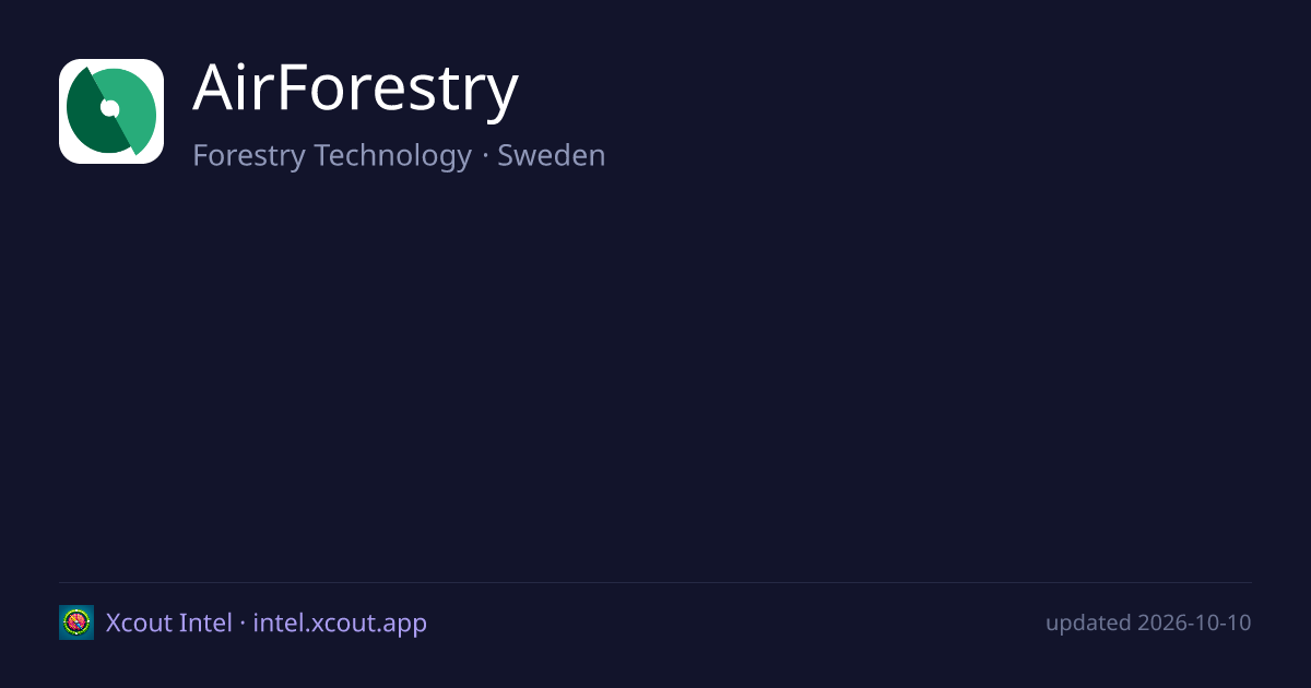 AirForestry — share card preview