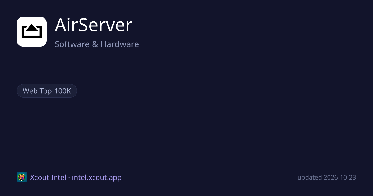 AirServer — share card preview