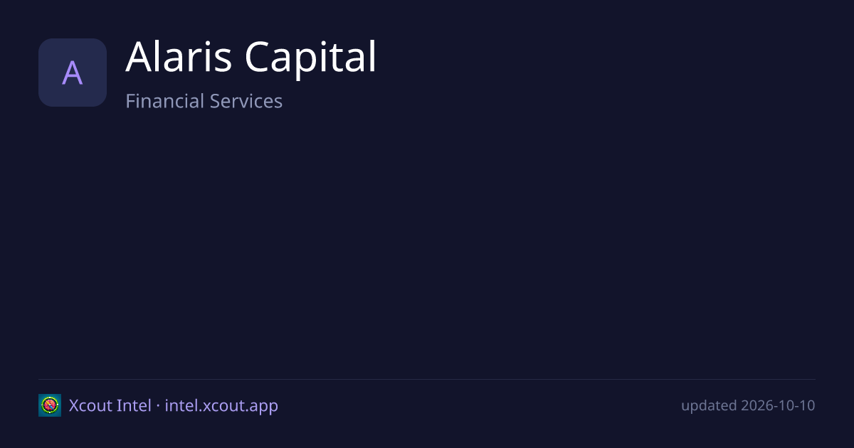 Alaris Capital — share card preview