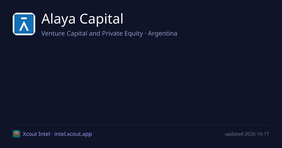 Alaya Capital — share card preview