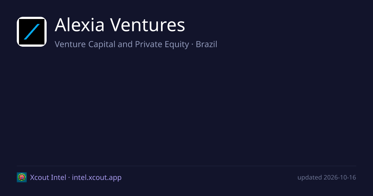 Alexia Ventures — share card preview