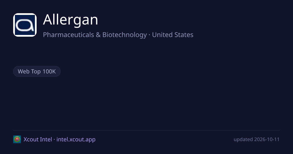 Allergan — share card preview