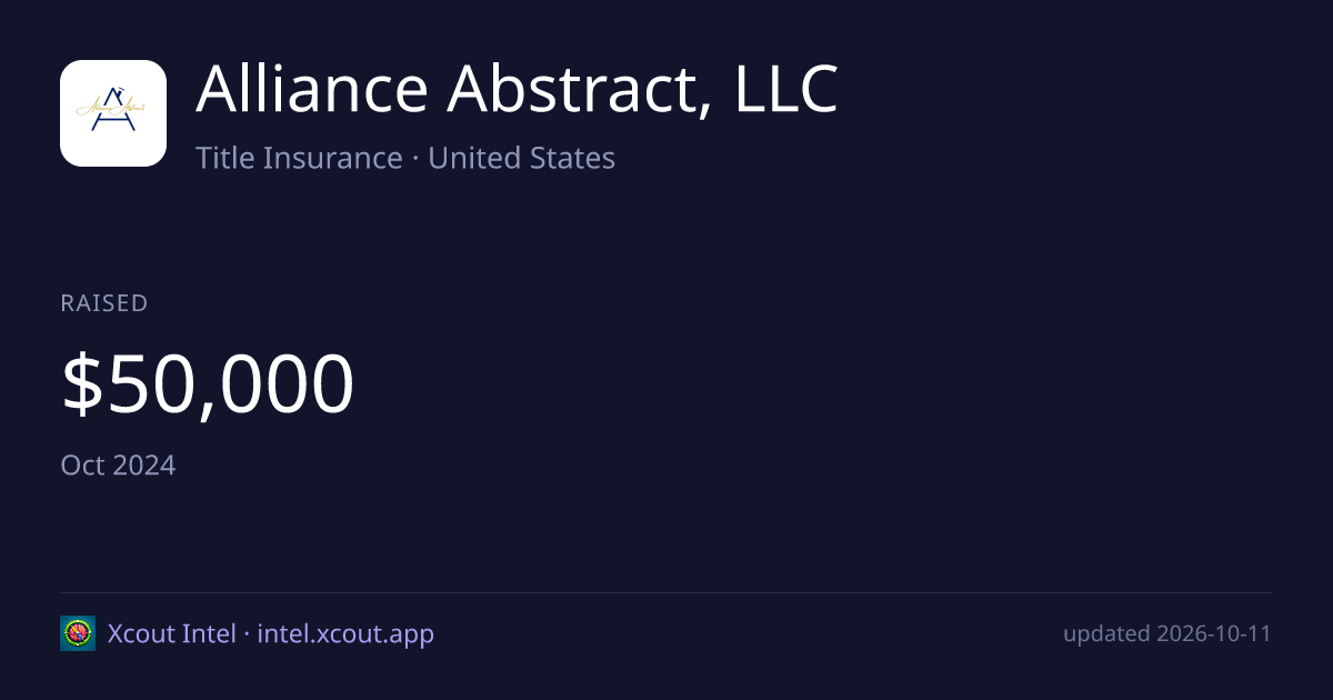 Alliance Abstract, LLC — share card preview