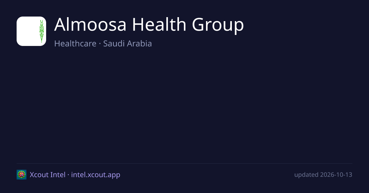 Almoosa Health Group — share card preview