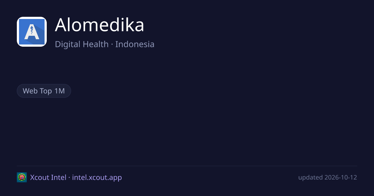 Alomedika — share card preview