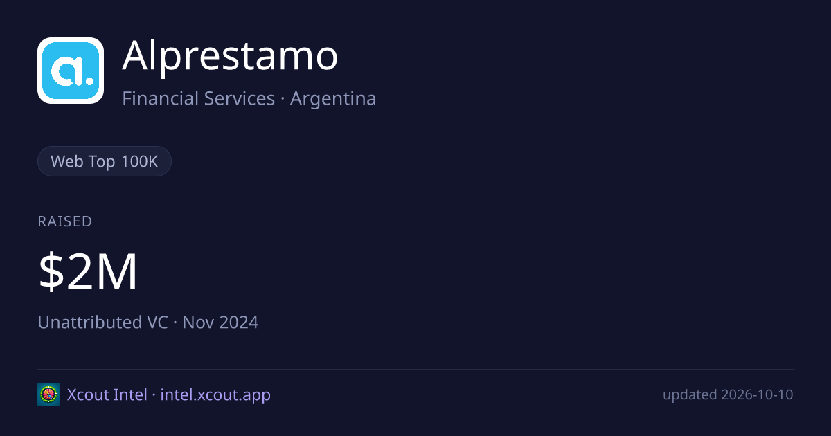 Alprestamo — share card preview