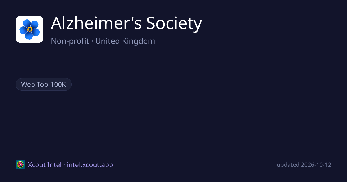 Alzheimer's Society — share card preview
