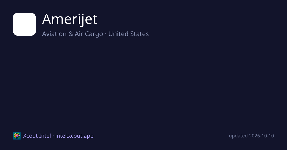 Amerijet — share card preview