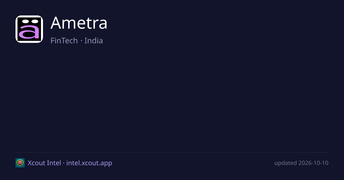 Ametra — share card preview