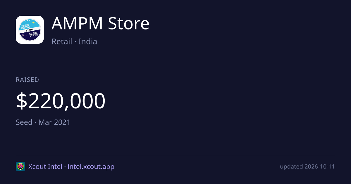 AMPM Store — share card preview