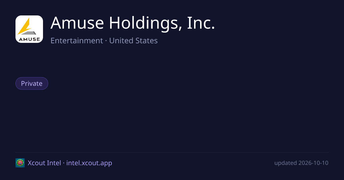 Amuse Holdings, Inc. — share card preview