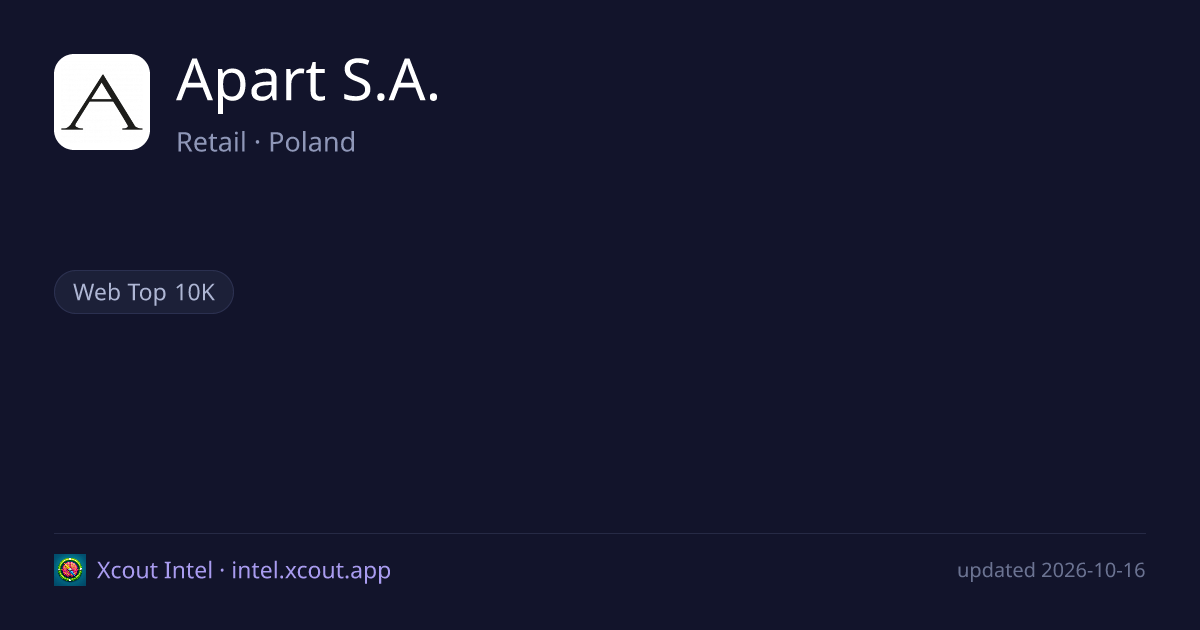 Apart S.A. — share card preview