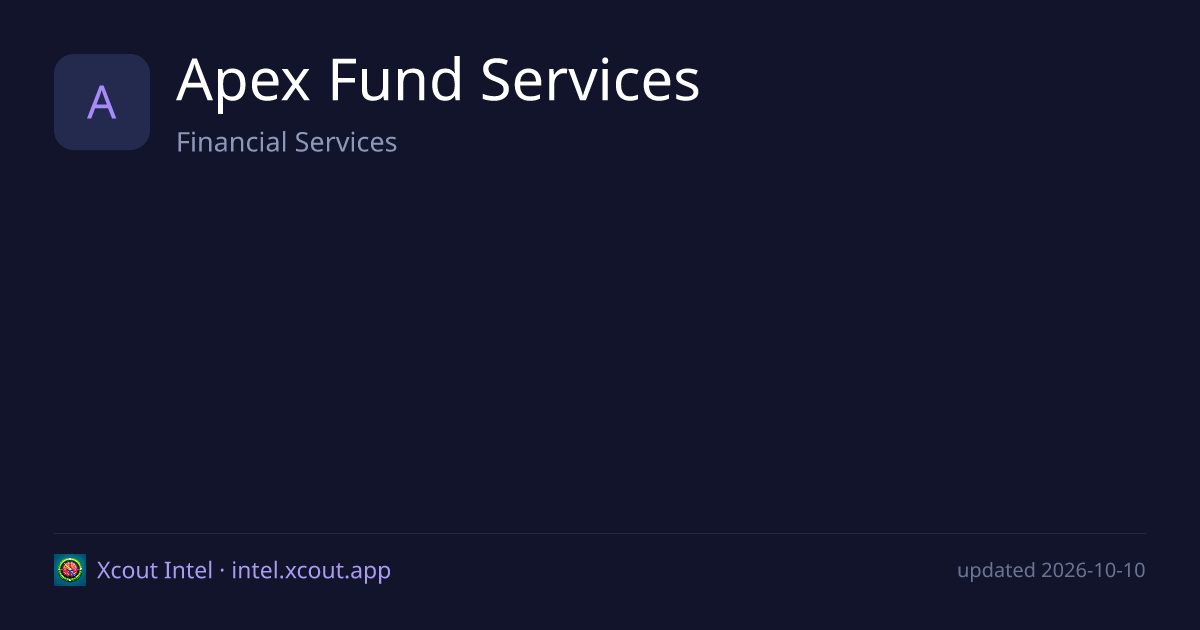 Apex Fund Services — share card preview