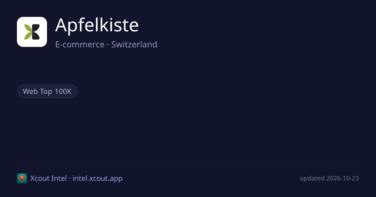 Apfelkiste — share card preview
