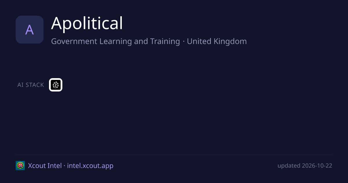 Apolitical — share card preview