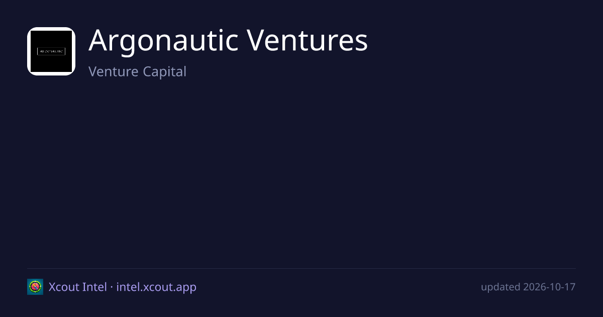 Argonautic Ventures — share card preview
