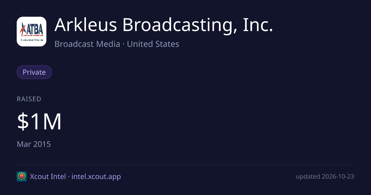 Arkleus Broadcasting, Inc. — share card preview