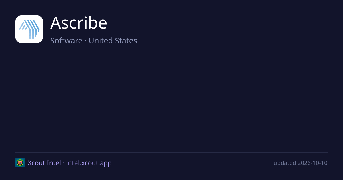 Ascribe — share card preview