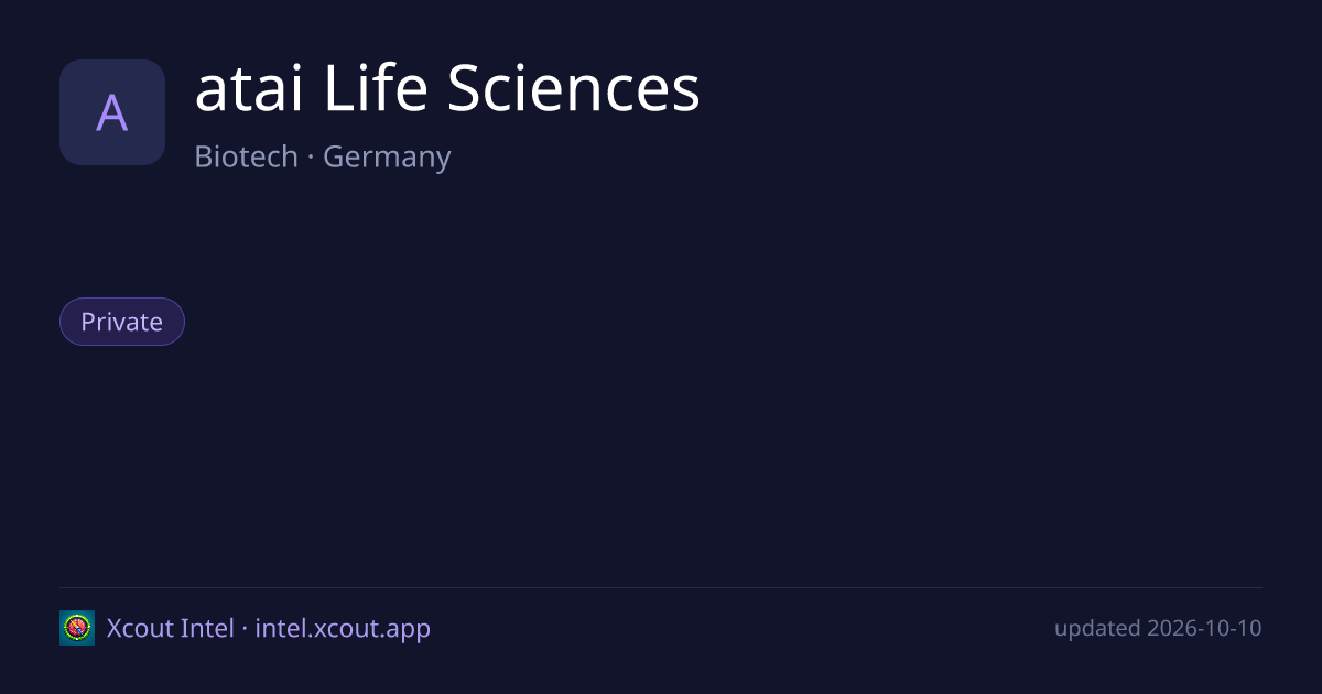 atai Life Sciences — share card preview