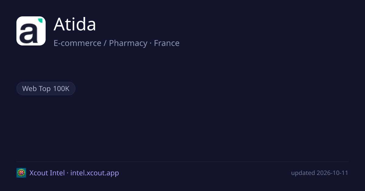 Atida — share card preview