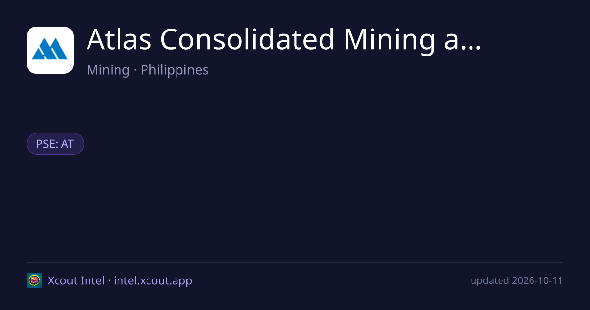 Atlas Consolidated Mining and Development Corporation — share card preview