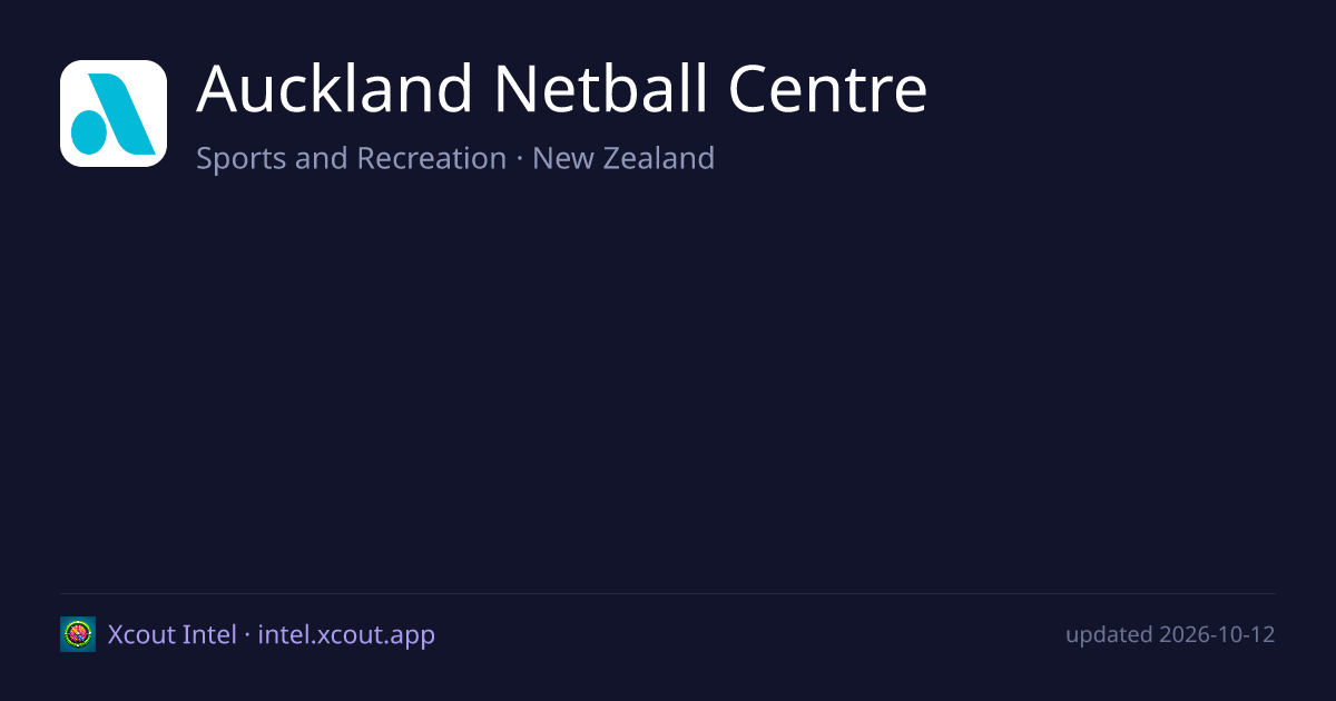 Auckland Netball Centre — share card preview