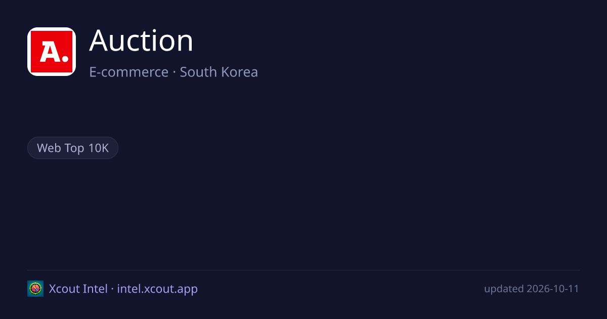 Auction — share card preview