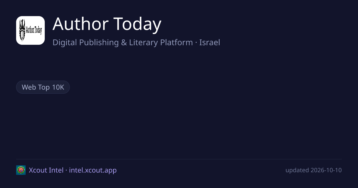 Author Today — share card preview