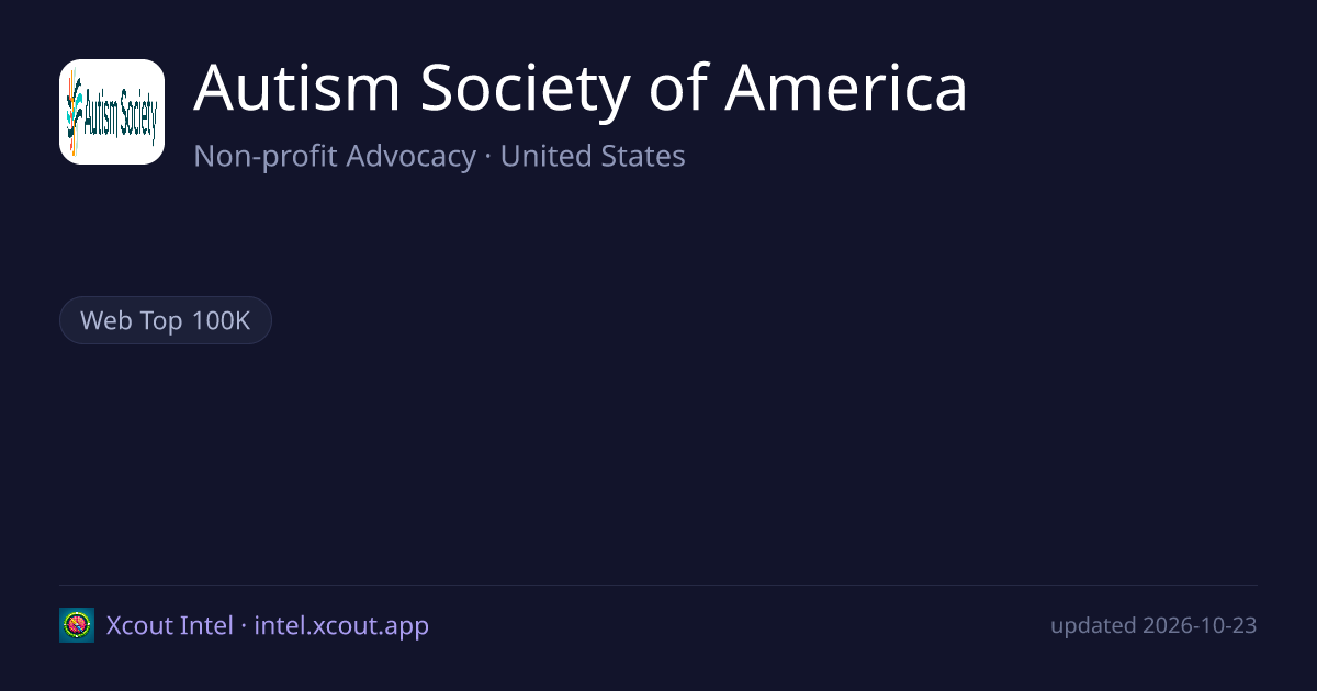Autism Society of America — share card preview